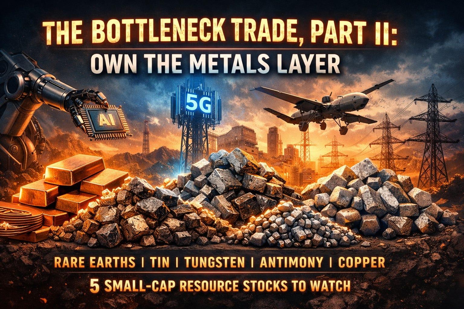 The Bottleneck Trade, Part II: Own the Metals Layer